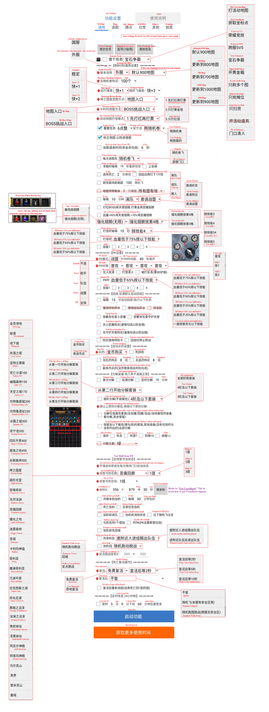 Настройки бота